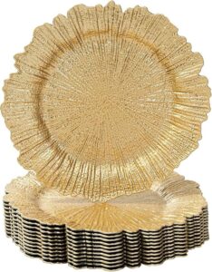 charger plates gold